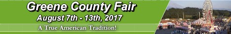 Greene County Fair - Aug 7-13, 2017